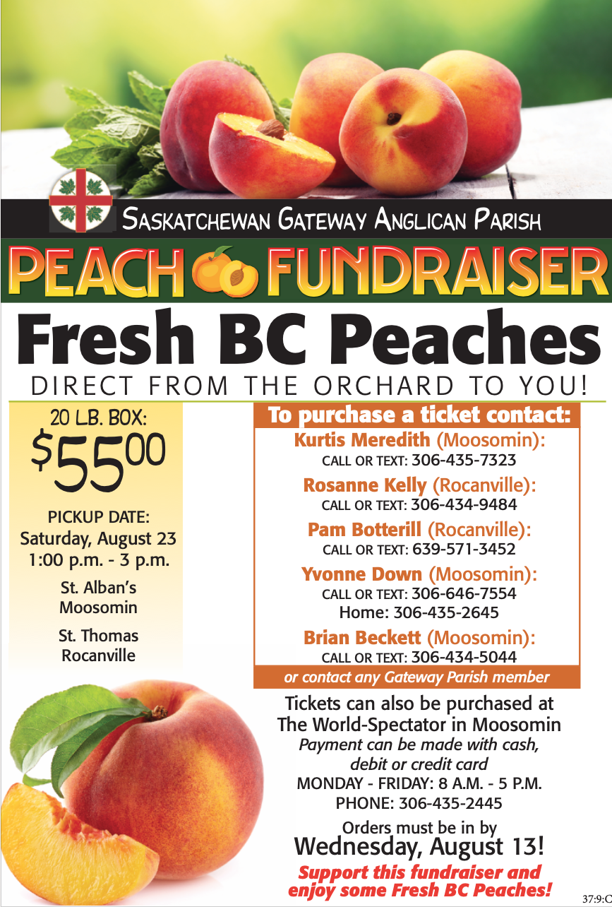 Anglican Church Peach Fundraiser